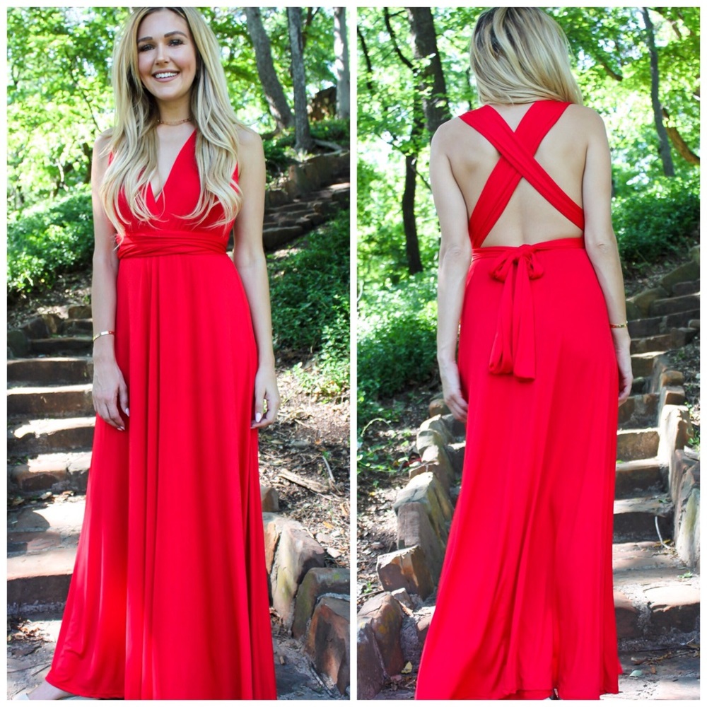 Red Multiway dress - Picture 2 of 2